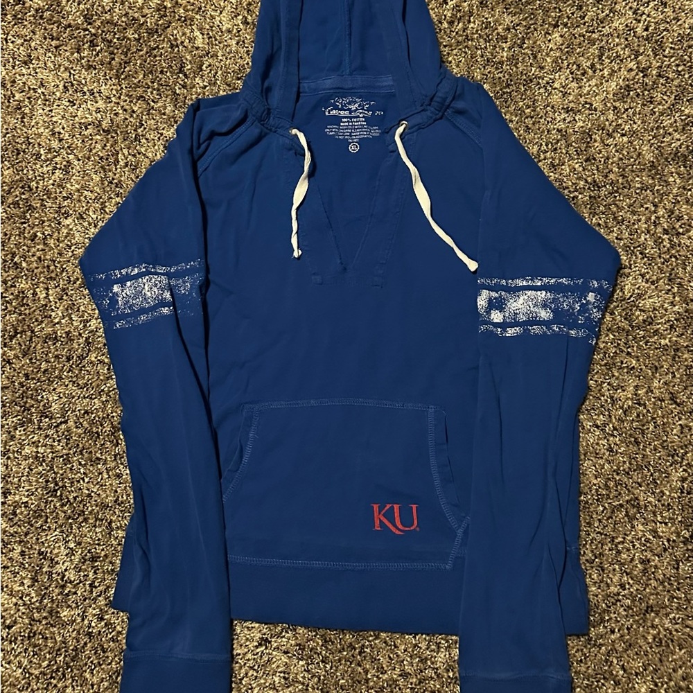 Blue KU Women's Hoodie